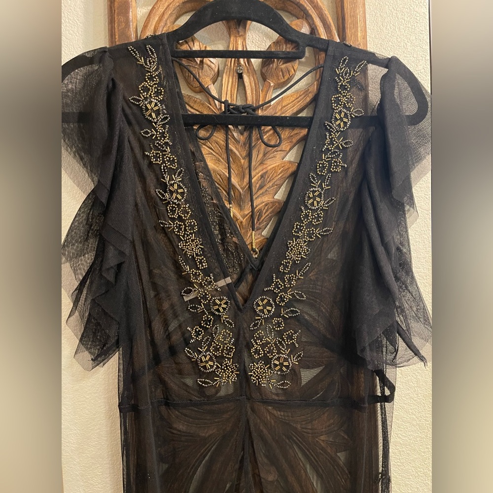 Beaded tulle dress - Picture 9 of 17
